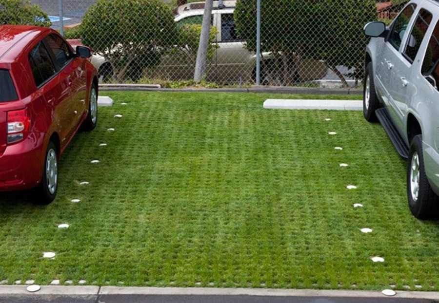газон для парковки